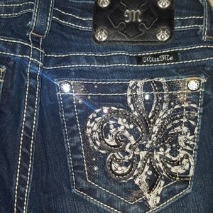 Miss Me Jeans (Dark Blue Regular Size 25 Boot Cut)